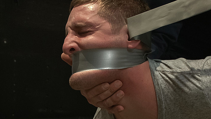 gay bondage duct tape gag