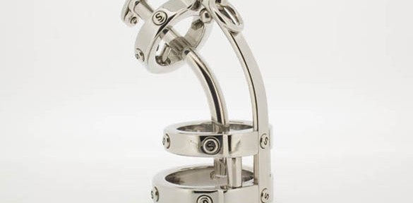 Check out this custom designed chastity cage
