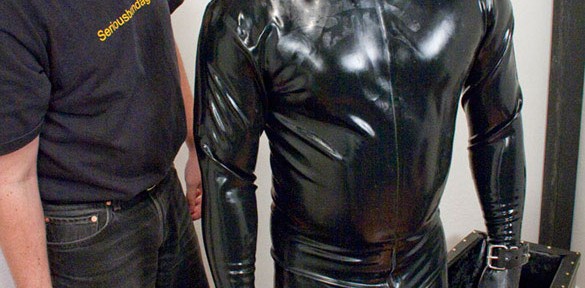 Layers of latex encasement, followed by confinement
