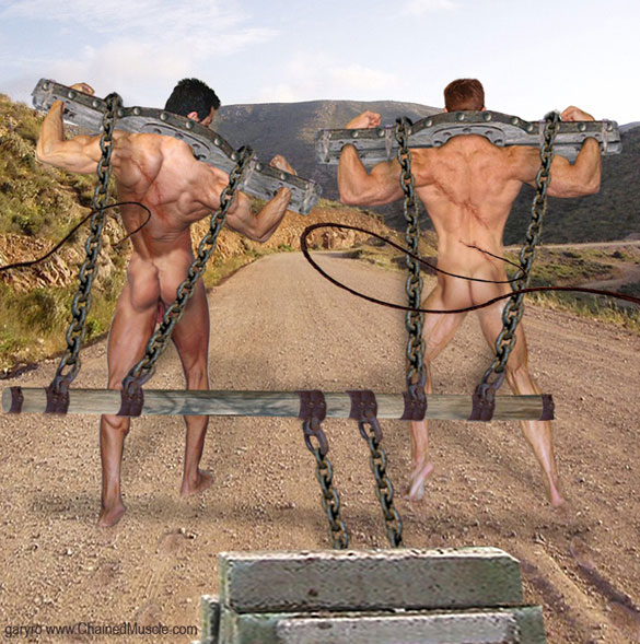 Naked Male Pony Slaves