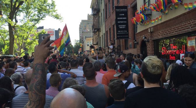 Vigil at the Stonewall Inn