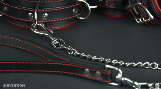 high quality leather bondage resteaints Sinvention made in Canada