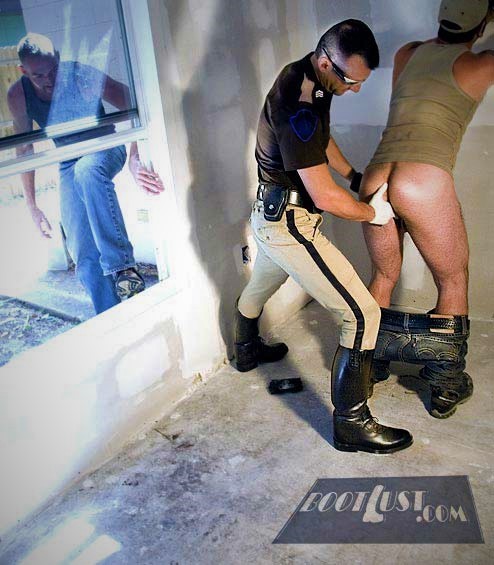 gay bondage boots masters cops