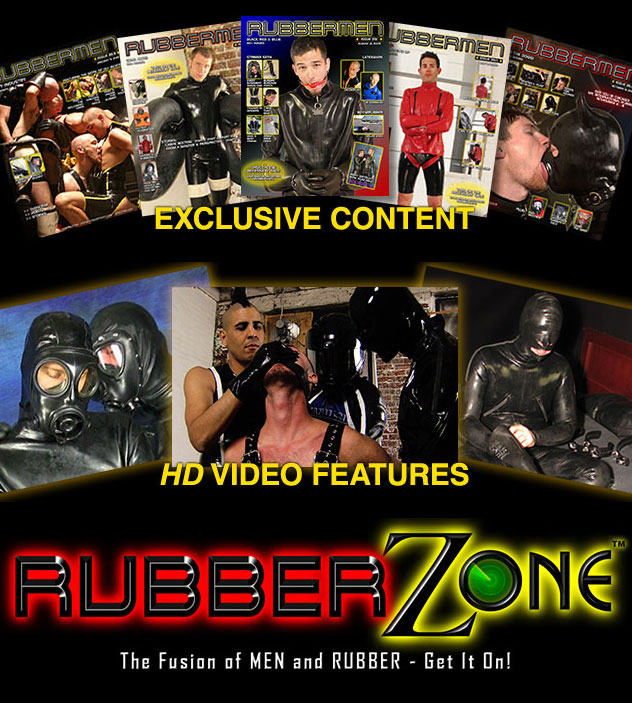 RubberZone gay bondage rubber