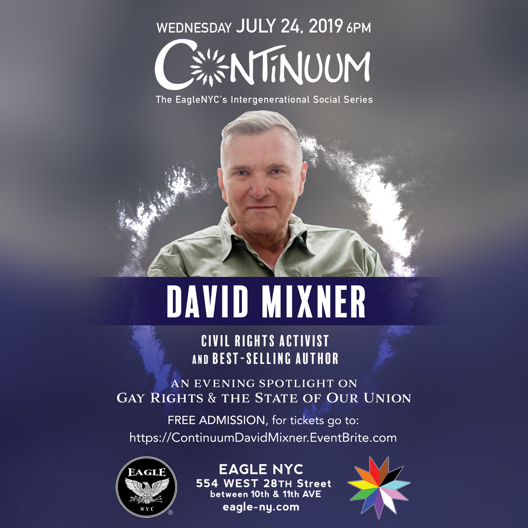 David Mixner to speak at NYC Eagle