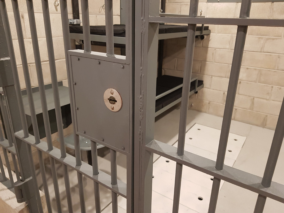 jail cell in basement