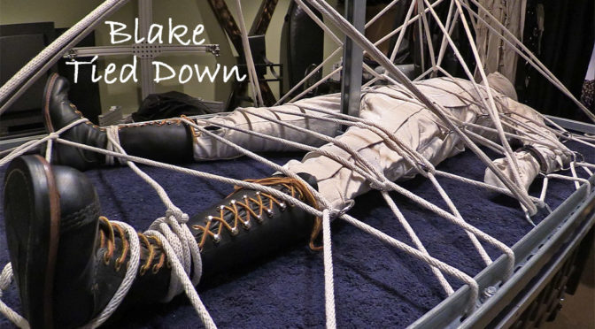 Blake tied down
