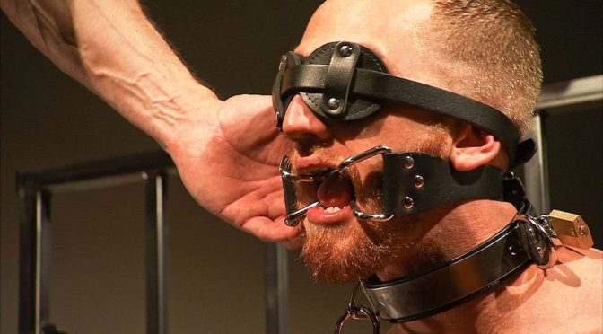 male bondage with open mouth gag
