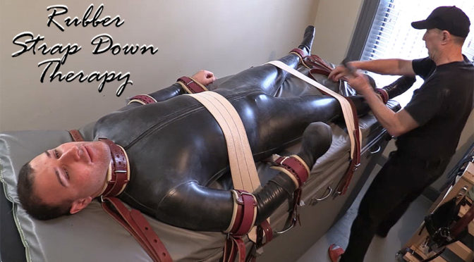 Rubber strap-down therapy
