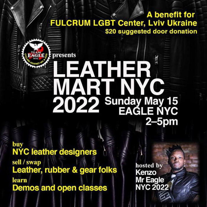 gay leather community supports lgbt in Ukraine