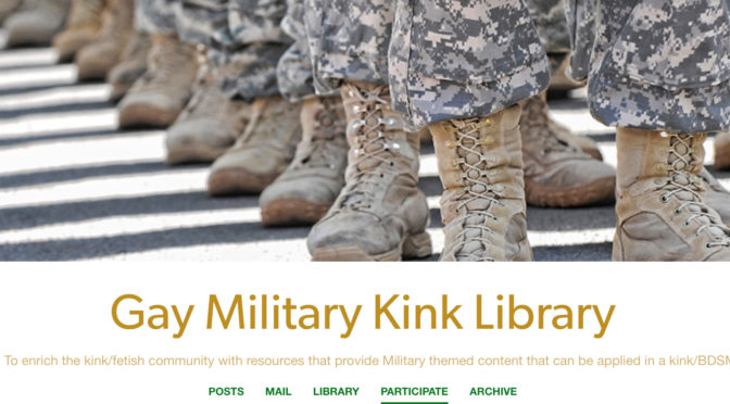Gay Military Kink Library (GMKL)
