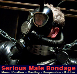 male bondage in hoods and gags