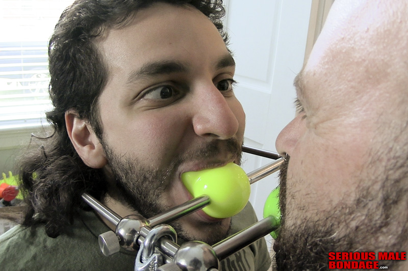 Using a double Silencilicone gag on two guys