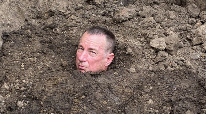 buried in the dirt