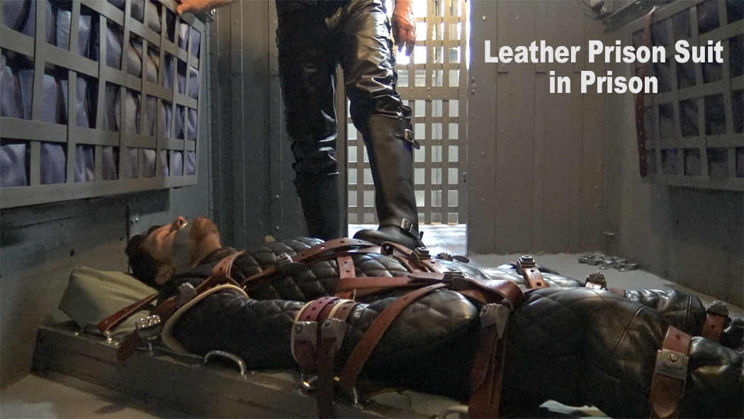 Leather Prison Suit in Prison