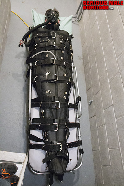 male bondage in a sleepsack