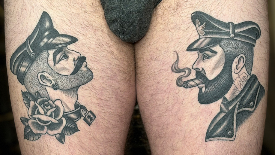 The Queer and erotic tattoo art of Josh Katz