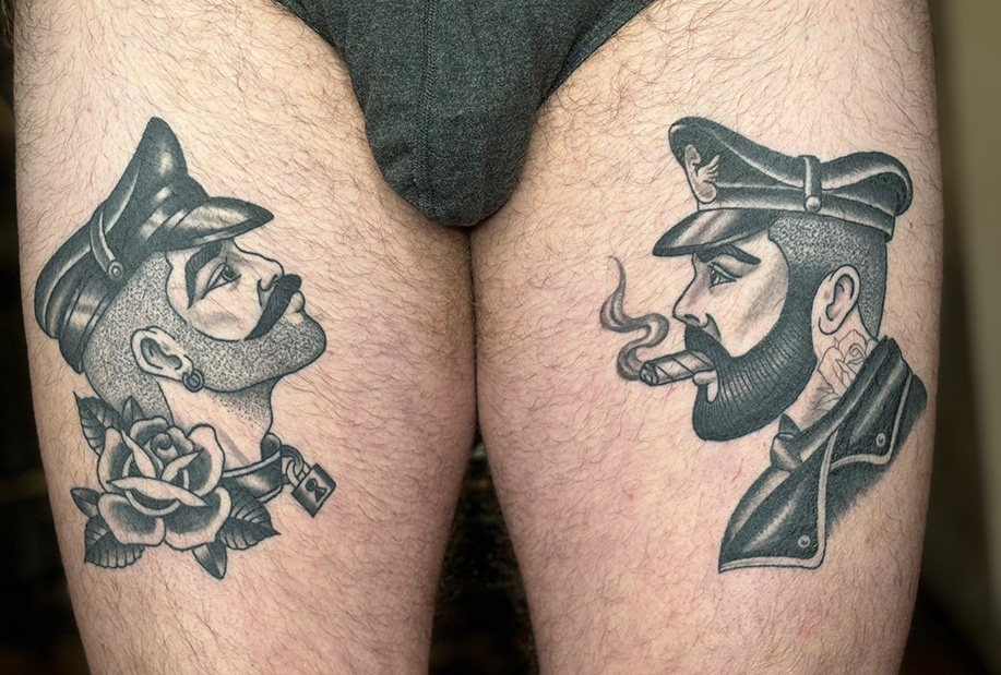 The Queer and erotic tattoo art of Josh Katz