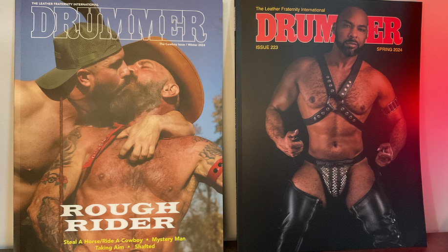 I received not one but two new issues of Drummer