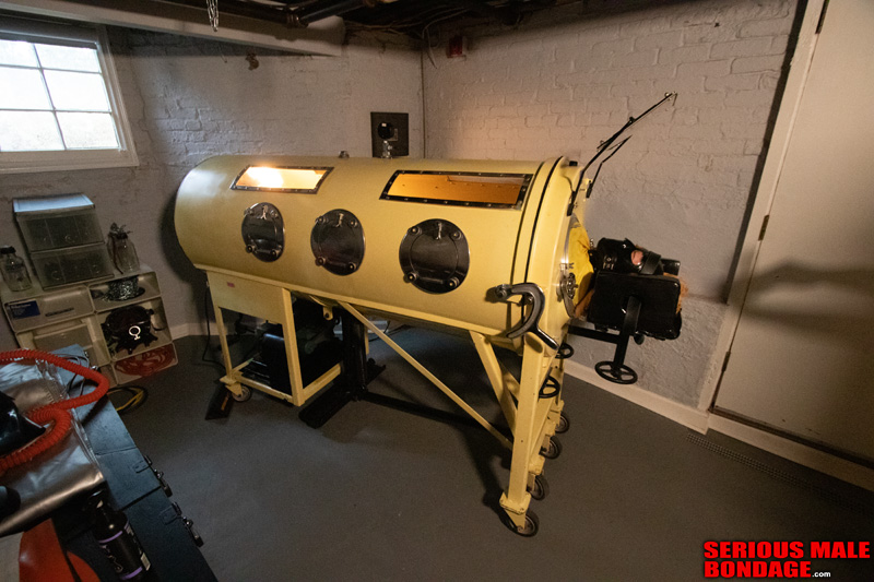 AZNBoundJock is a rubber patient who needs the Iron Lung’s pressure therapy