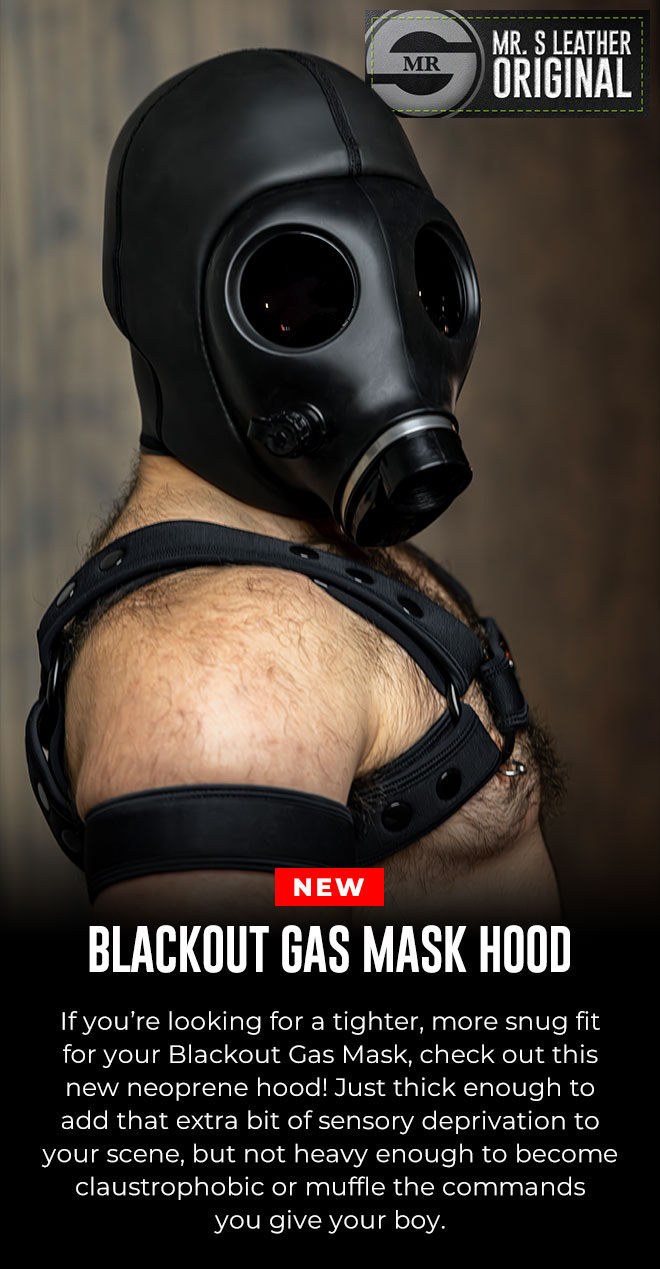 Blackout Gas Mask Hood