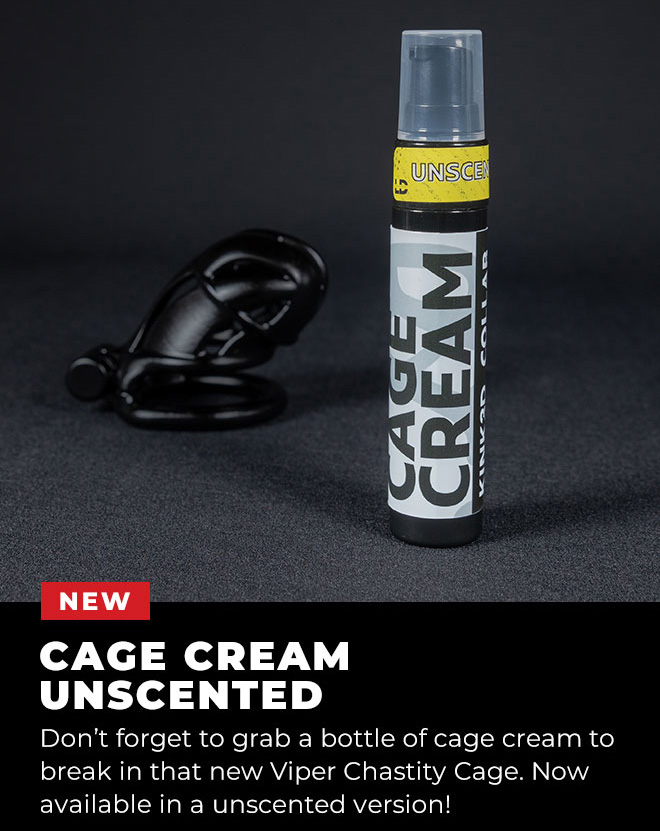 Stay in chastity longer with Cage Cream