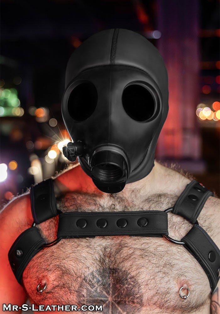 Blackout Gas Mask Hood