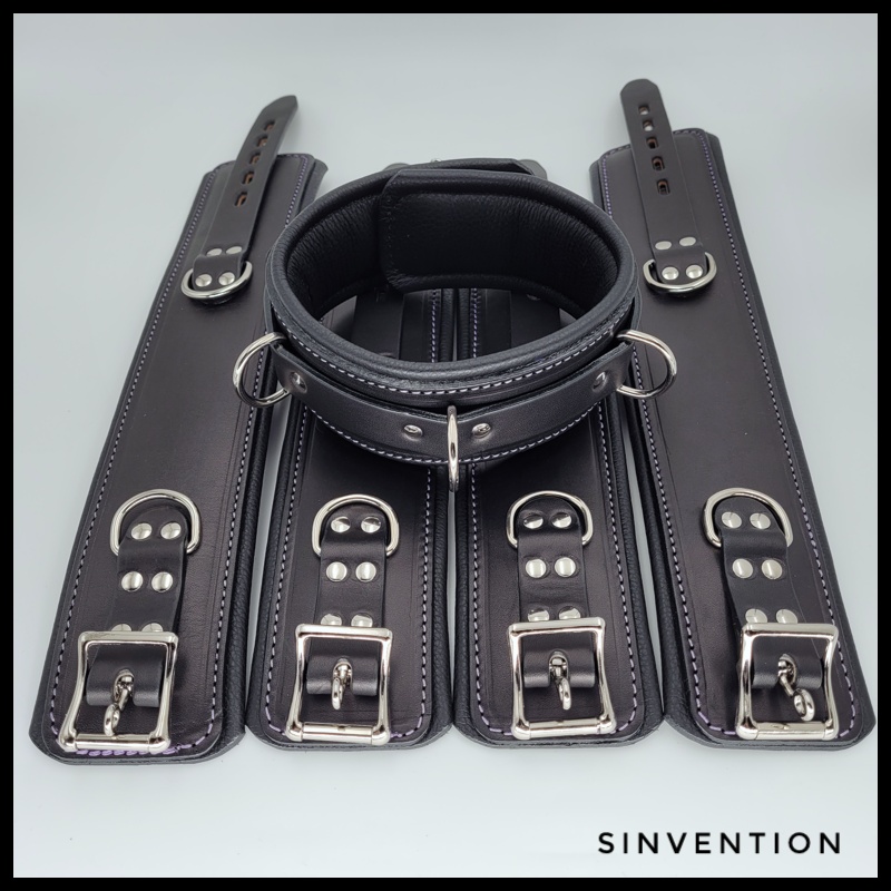 this padded cuff set is both comfy and secure