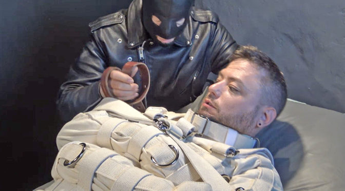 Chained down in a straitjacket