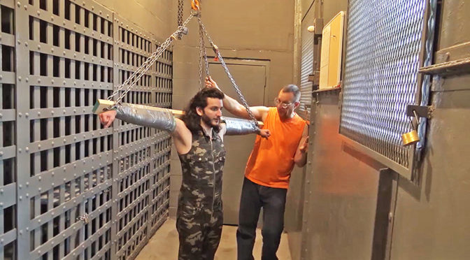 male bondage crucifixion