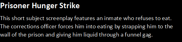 prisoner forced to eat in jail male BDSM