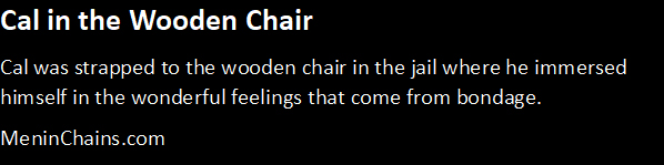 Cal in the Wooden Chair