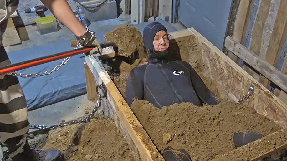 extreme male bondage buried alive