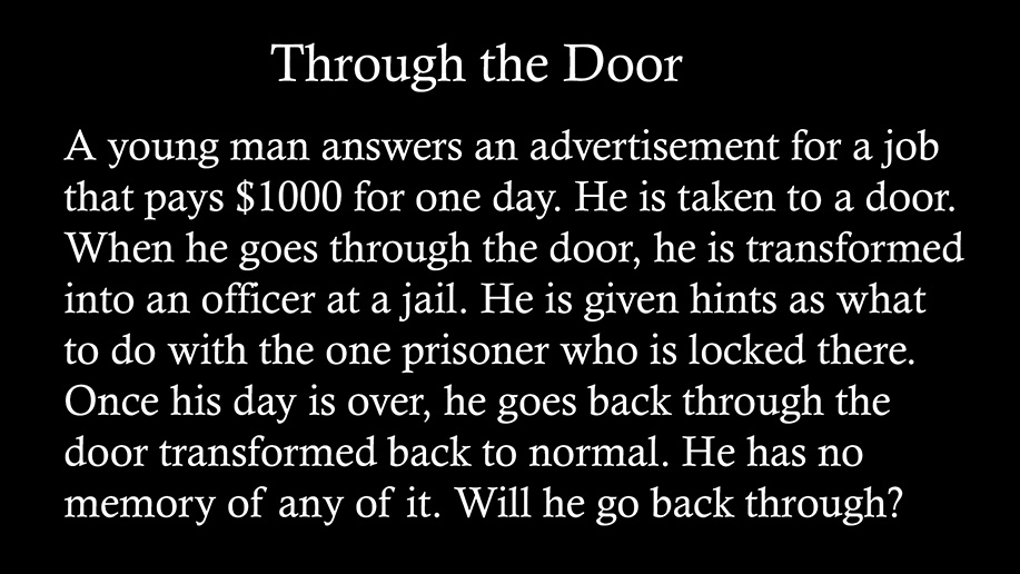 male bondage fantasy