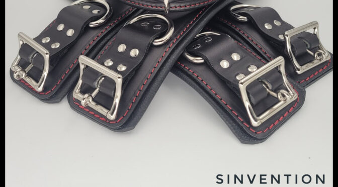 These Black Leather Restraints Can be Customized