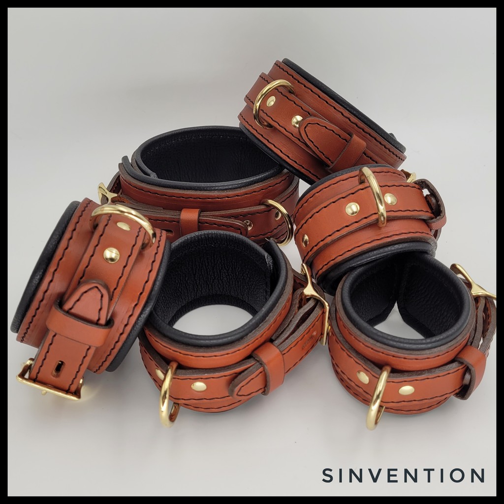 Heritage Brown Leather Restraints