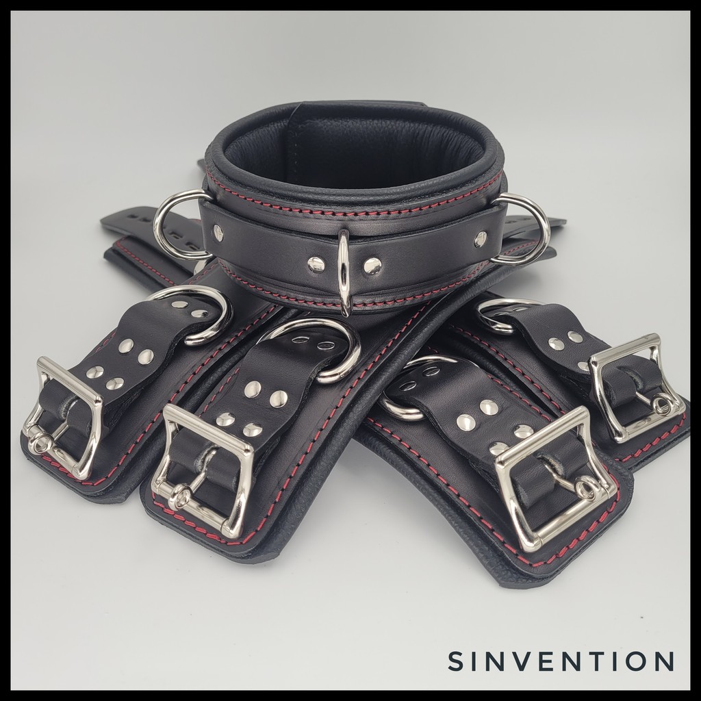 These Black Leather Restraints Can be Customized