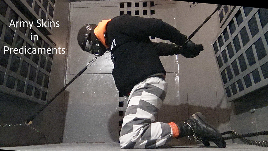 Army Skins in stress bondage Predicaments