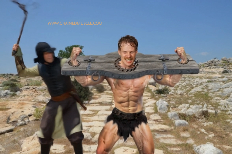 These images are from Chained Muscle, from video called The Unbroken Lash