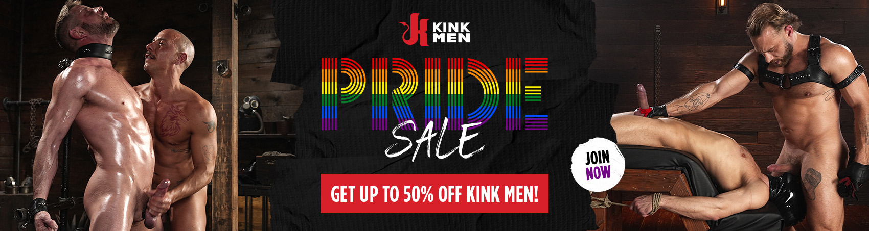 Pride Sale is Now Live at KinkMen