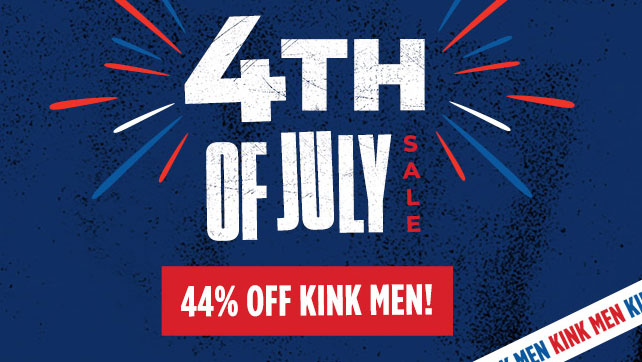 Lock In for Fourth of July Savings at KinkMen
