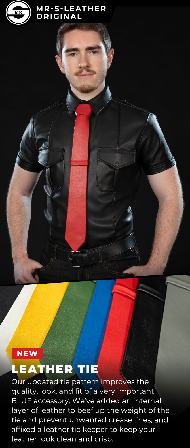 Mr. S Leather Tie